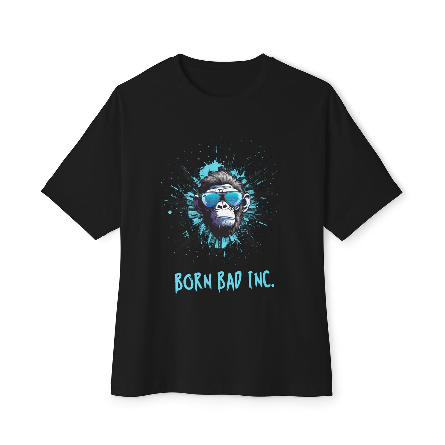 Born Bad Inc. Unisex Oversized Boxy Tee - Fun & Relaxed Style for Everyday Wear