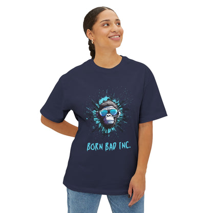 Born Bad Inc. Unisex Oversized Boxy Tee - Fun & Relaxed Style for Everyday Wear