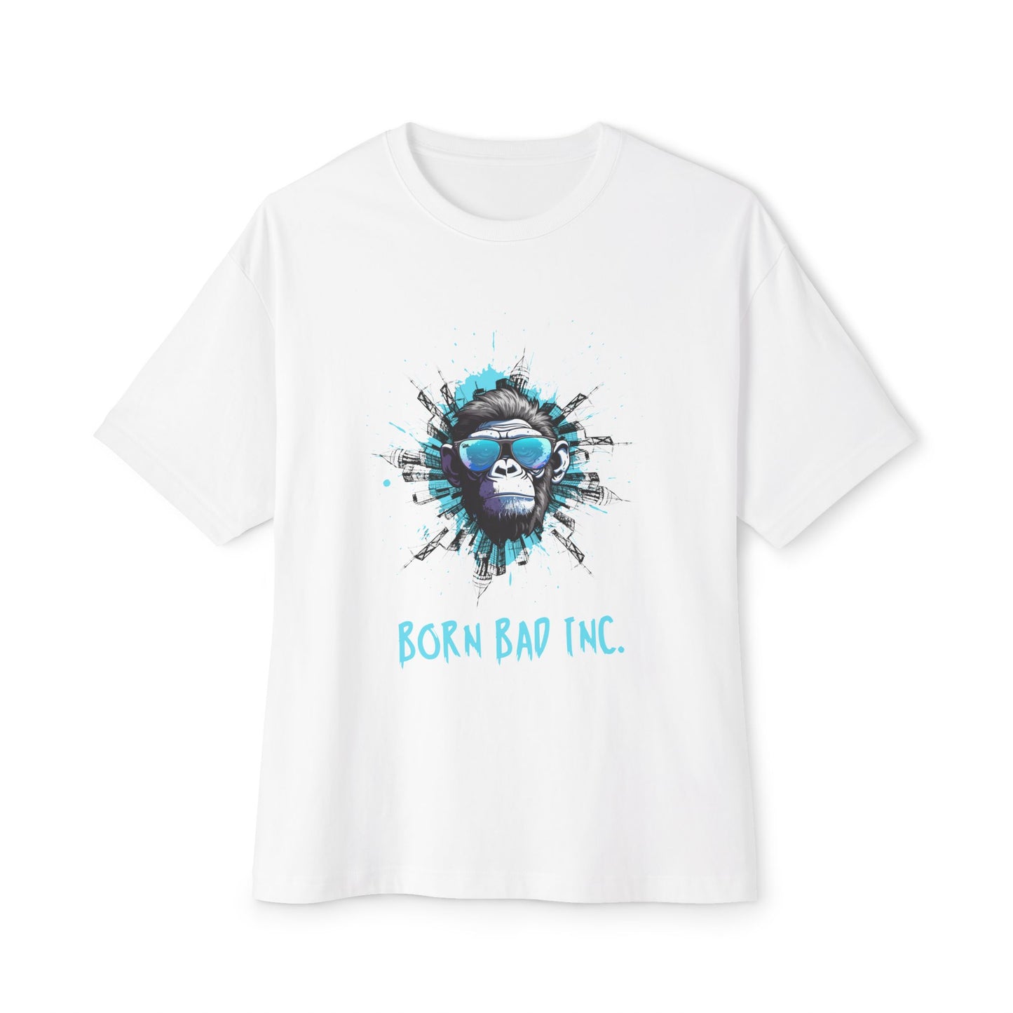 Born Bad Inc. Unisex Oversized Boxy Tee - Fun & Relaxed Style for Everyday Wear