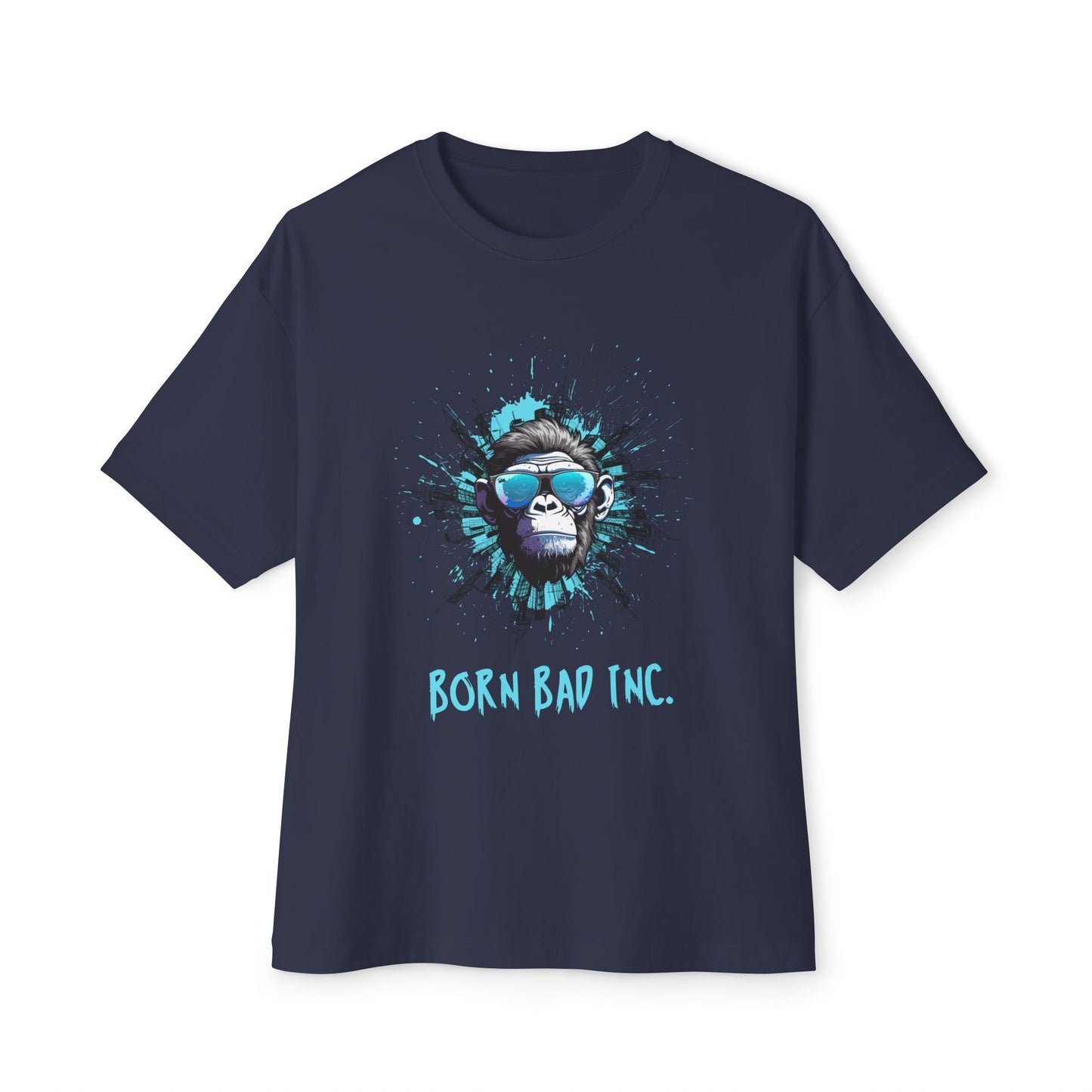 Born Bad Inc. Unisex Oversized Boxy Tee - Fun & Relaxed Style for Everyday Wear